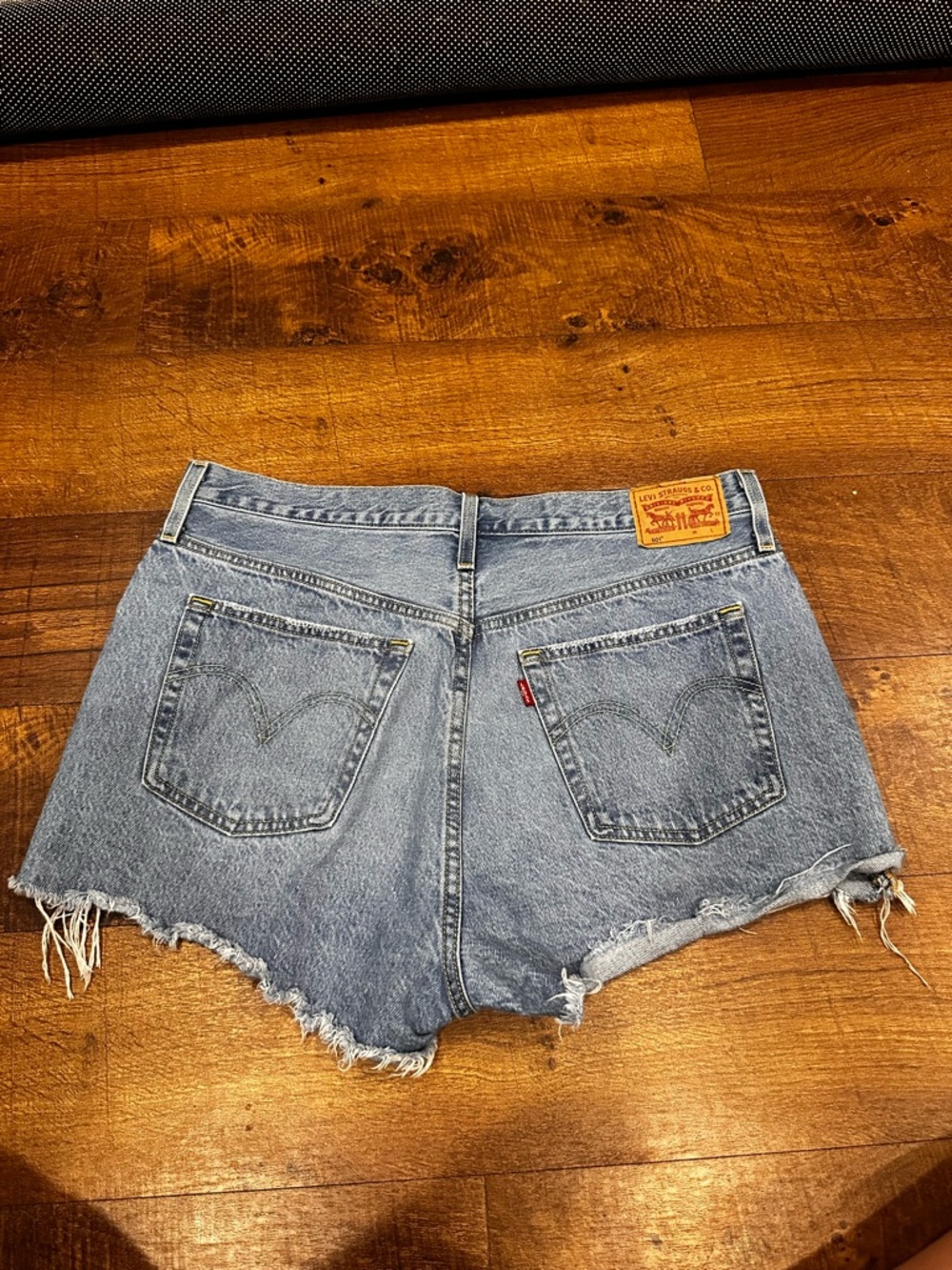 Levi’s High Rise Distressed Cutoff Shorts